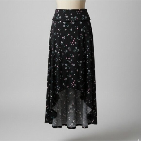 Dresses & Skirts - LuLaRoe Olivia High-Low Maxi Skirt with a Floral Print Woman's Small